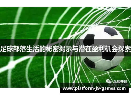 足球部落生活的秘密揭示与潜在盈利机会探索